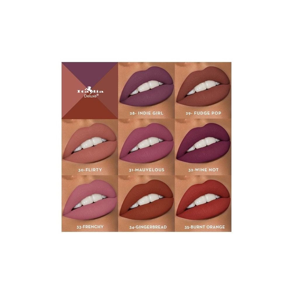 Temptress - Italia Deluxe Mousse Matte Berry Red Lipstick Single - Picture 6 of 6